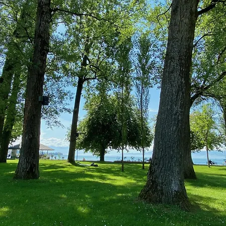דירה Seeufer - Exklusiv Direkt Am Mit Grosser Terrasse In Kressbronn קרסברון אם בודנזי